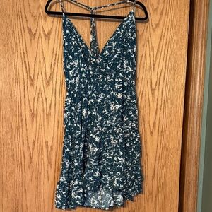 Floral Print Strappy Dress